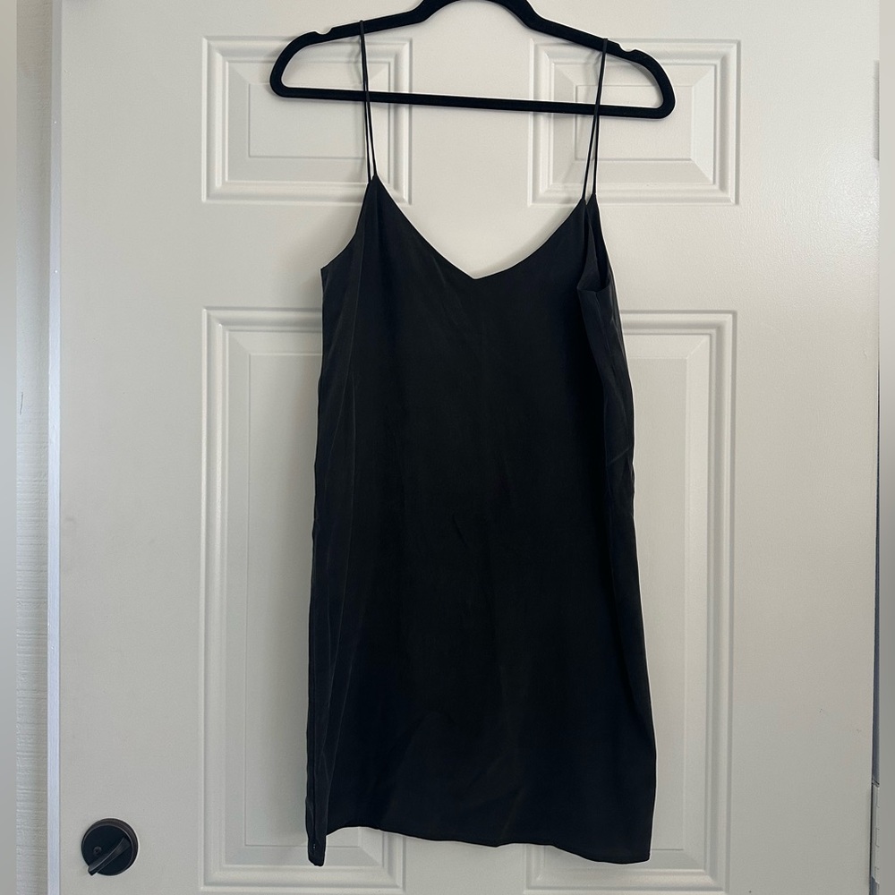Mikoh Black Silk Mini Dress